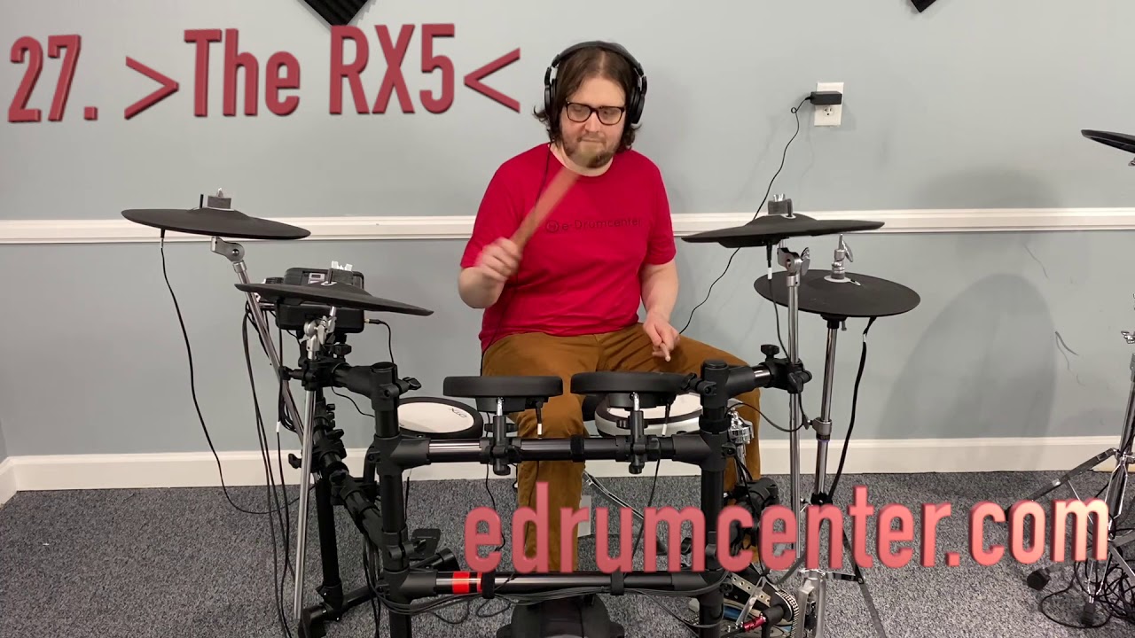 Roland TDKVX V Drums Electronic Drum Kit sound demo with Craig