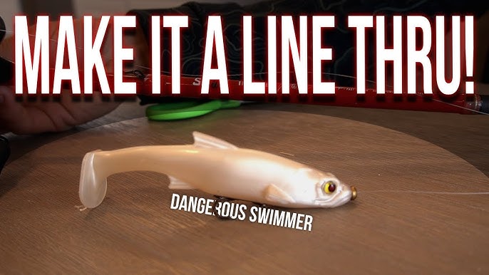 Make any SWIMBAIT a Line Thru Lure (the Easy Way) 