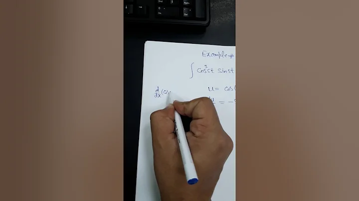 Change of variabl in indefinite integrals example 5