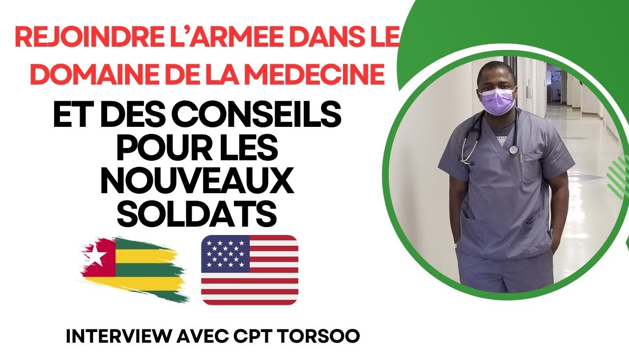 TOUS SAVOIR SUR LES JOBS DE LA MEDECINE DANS L'ARMEE AMERICAINE AVEC LE CPT TORSOO