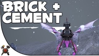 How to Make Brick & Cement! - Modded Ark Survival Evolved Valhalla Primitive PVP Server (S5P12)