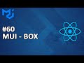 60) Material UI Box Kullanımı | REACT Dersleri