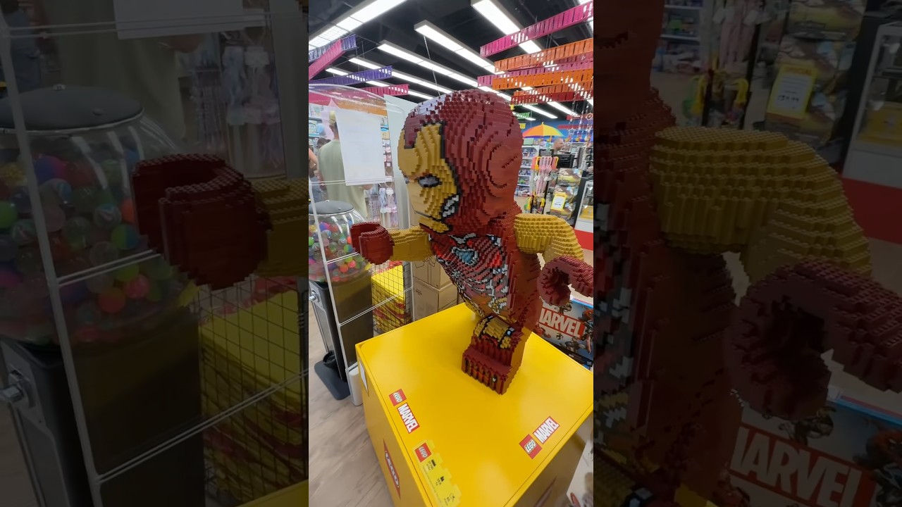 The Best Lego Sculpture I’ve Seen Yet! #marvel #ironman #lego