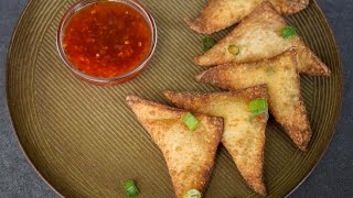 How to Make Cream Cheese Rangoons | Easy Cream Cheese Wontons Recipe