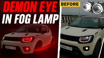 I Installed demon eye in IPH projector in my modified IGNIS  🌟🔥