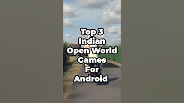 TOP 3 INDIAN OPEN WORLD GAMES FOR ANDROID #shorts #openworldgames