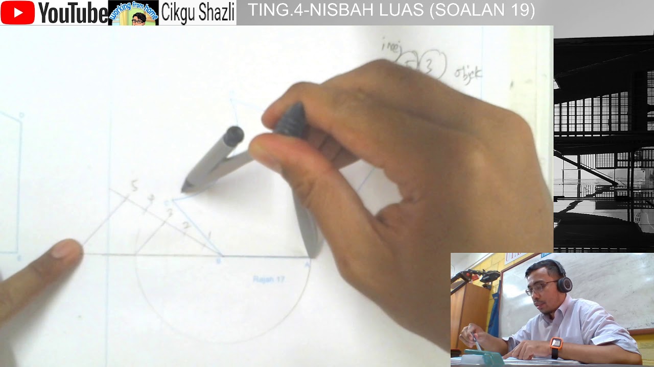 2020 GKT Tingkatan 4 - Nisbah luas Soalan 19 - YouTube