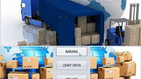 GUI Pendataan Barang Menggunakan Netbeans dan SQLyog