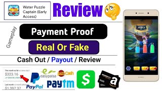 Water Puzzle Captain Payment Proof - Water Puzzle Captain Real Or Fake - Water Puzzle Captain Review screenshot 3