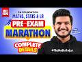 Pre Exam Marathon CA Foundation Maths Revision May 2026 | Quantitative Aptitude | Akash Agrawal