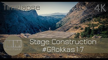 Stage Construction Timelapse - Rokka 2017 (DCI 4K)