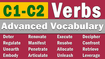 Master Vocabulary Fast | Learn These 100 Advanced Verbs with Synonyms