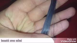 صبغ الشعر ازرق غامق و ازرق فاتح فيديو تطبيقي 100%