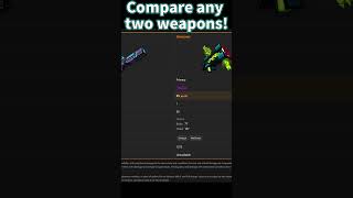 Compare ANY Two Weapons in Pixel Gun 3D! 🔥 #shorts