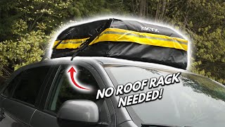 How To Install Car Rooftop Cargo Carrier If You Don't Have Roof Crossbars Or Roof Rails! DIY screenshot 5