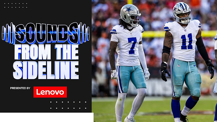 Sounds from the Sideline: #DALvsCLE | Dallas Cowboys 2024