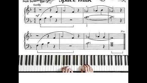 Bastien piano basic Level 1: Space Walk