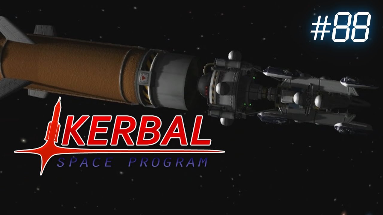 Kerbal Space Program Ep88 - Deploying the MK5 - In this episode I land the new MK5 rover onto the surface of Minmus to rescue Jeb (again :P)