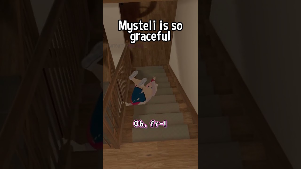Mysteli Broke Her Neck #envtuber  #vtuber  #twitch #fyp  #fypシ シ #shorts #twitchstreamer