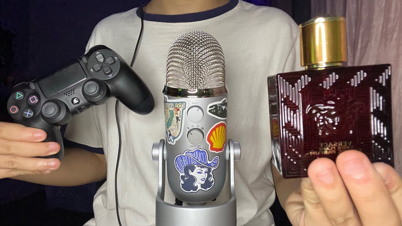 ASMR//LENTO CON OBJETOS RANDOM🫨🎮🕯️