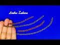 ЦЕПОЧКА ИЗ БИСЕРА. 4варианта по ОДНОЙ ОЧЕНЬ ПРОСТО!BEADED CHAIN.  4 options for ONE VERY EASY!