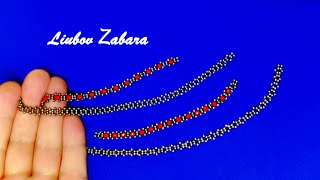 CHAIN ​​FROM BEADS.4 options according to ONE SCHEME.VERY SIMPLE!