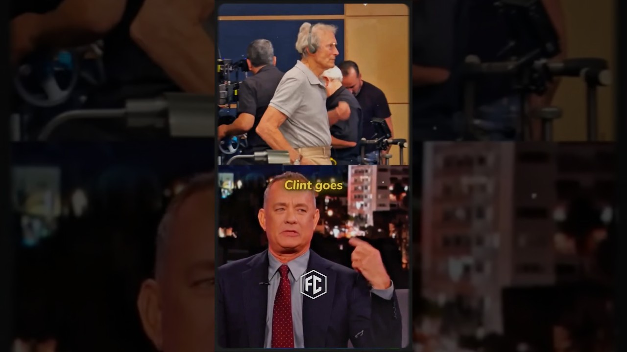 Tom Hanks is intimidated by Clint Eastwood! #shorts