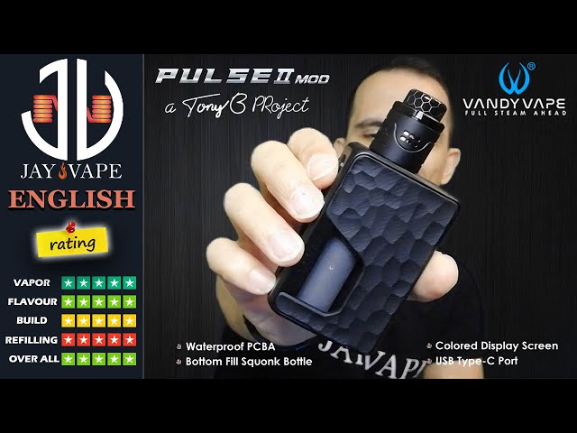 pulse v2 bf 95w box mod Buy Authentic Vandy Pulse V2 95W TC VW BF Blue Squeeze Box Mod main image 1