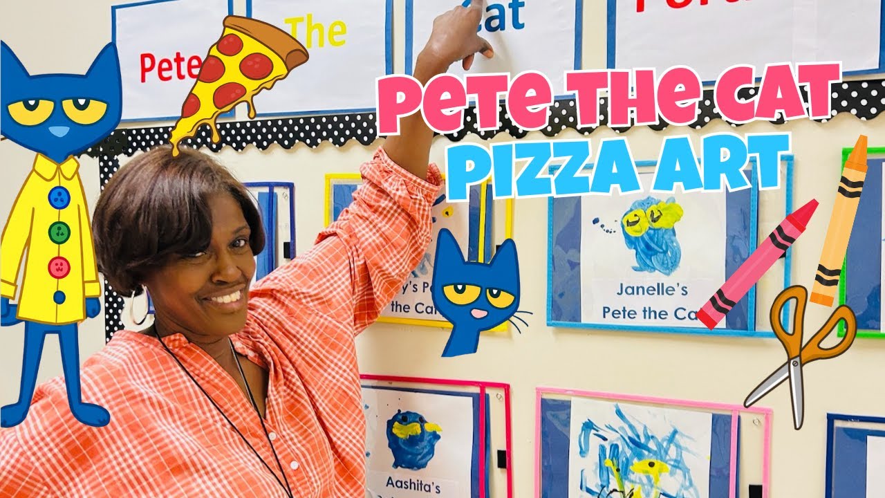 Pete the Cat-Inspired Art Projects for Preschool