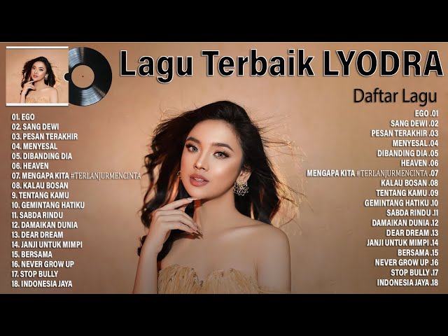 Lyodra Full Album Terbaru 2023 Viral - Album Populer Lyodra 2023 - Lagu Indonesia Paling Hits 2023 class=
