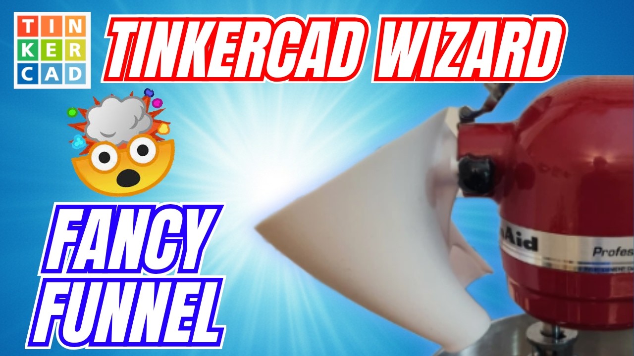 Создайте конусообразную воронку в Tinkercad: волшебство создания изящных форм! 💯🤯