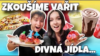 ZKOUŠÍME VAŘIT DIVNÁ JÍDLA S MÝM KLUKEM