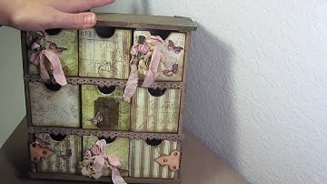 Kaisercraft 9 drawer tutorial.