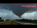 Close range tornado  pella iowa  storm chasing  spotting  20th june 2021