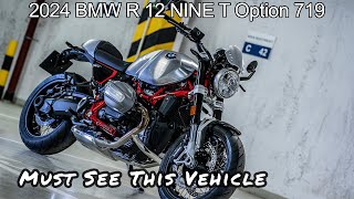 2024 BMW R 12 NINE T Option 719 - cold start, engine sound, walkaround