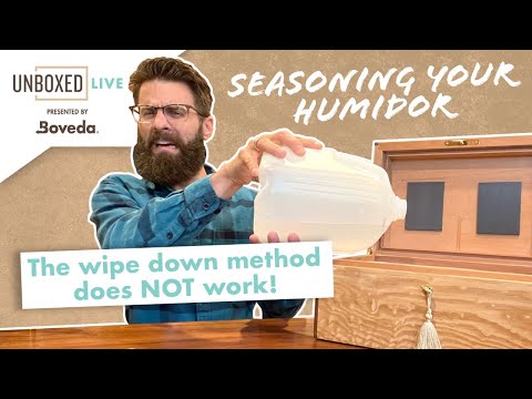 Vídeo: Como preparar um humidor: 11 etapas (com fotos)