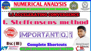 HOW TO SOLVE STEFFENSEN