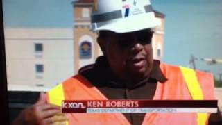 I-35 Bridge is hit by 18 wheeler Salado Texas