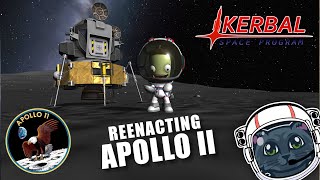 Acapella 11 - Recreating the Iconic Moon Landing - Kerbal Space Program.