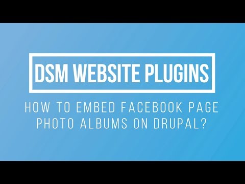How To Embed Facebook Page Photo Albums On Drupal?
