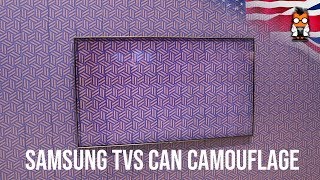 Samsung TVs can blend in your wall like chameleon
