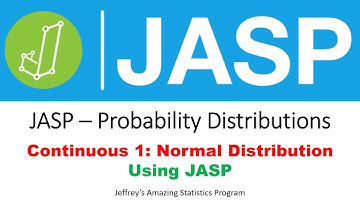 12 Why is Normal Distribution the best Probability Distribution? Random Variable in JASP