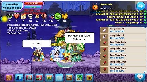 Ngọc Rồng Online | Tổng hợp boss Baby sau khi ad tăng tỉ lệ găng thần. Mưa găng thần.