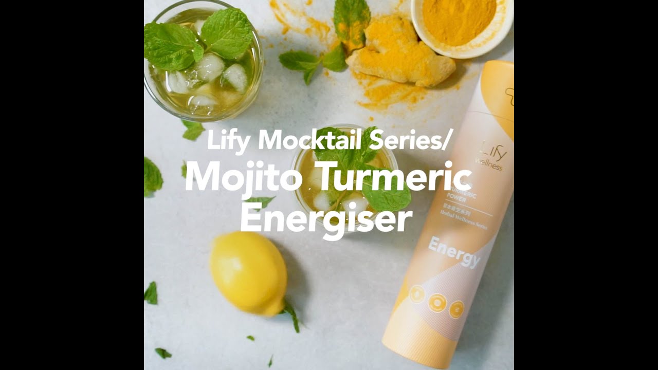 [Lify Wellness Recipe] Mojito – ENERGISER (Turmeric Cocao Power)