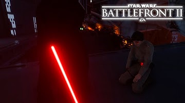 Luke Skywalker vs Darth Vader (ESB) in Battlefront 2