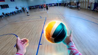 Volleyball from the Opposite Hitter's Perspective | POV Volleyball | GoPro Volleyball