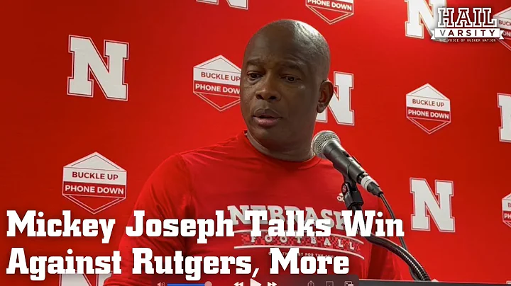 Nebraska Football: Mickey Joseph Talks Win Against...