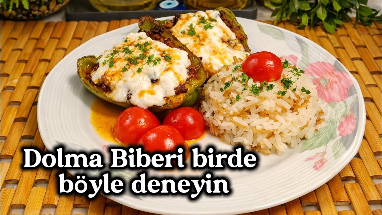 Dolma biberli yemek#keşfet #yemektarifleri #tarif #pratiktarifler #pratikyemekler
