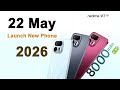 Realme 16T Launch in India 22 may ⚡ New Upcoming Smartphones 22 May 2026 ! 8000mAh / 45W