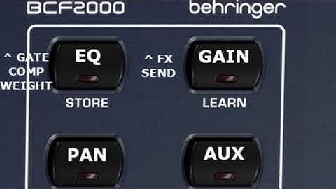 BCF2000 XR18 MACKIE SONAR MODE